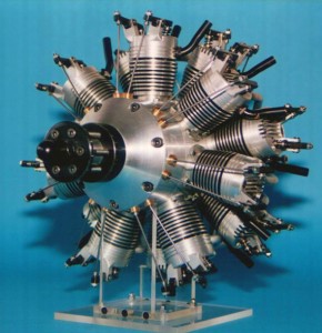 14 Zylinder Doppelsternmotor