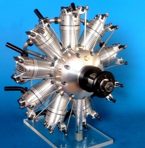9 Zylinder Sternmotor