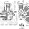 construction plan of the 9 Cylinder Radial Engine