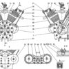 Construction plan of the 12 Cylinder V Engine