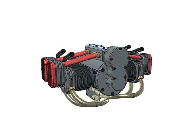 4 Zylinder Boxermotor