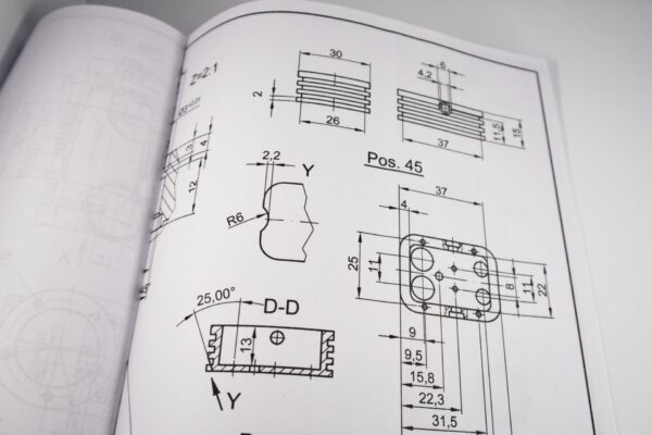 4 Cylinder Boxer Engine: Extract from the construction plans