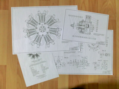 7 Cylinder Radial Engine