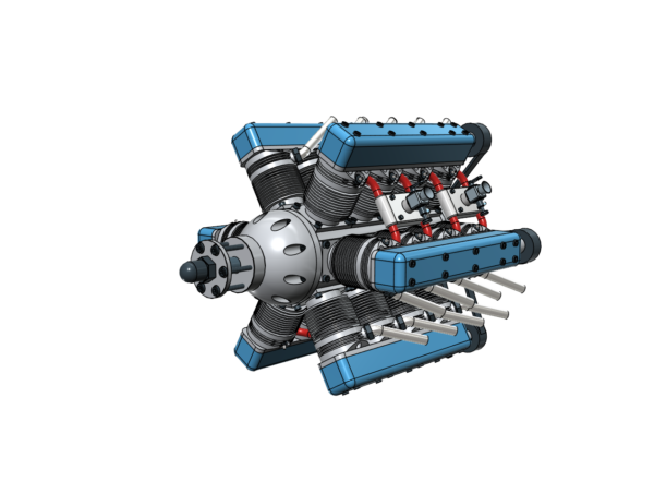 Plan: 24 Cylinder In-line Radial Engine - Image 8